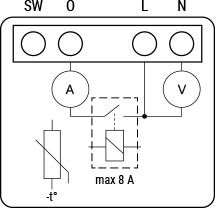 Shelly Plus 1PM Mini vidinė schema