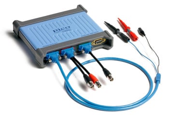 Differential input oscilloscope